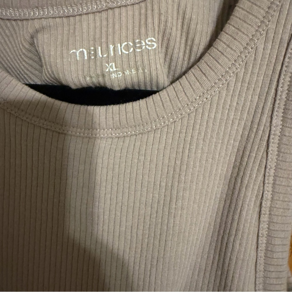Maurices Taupe Ribbed Tank Top - Picture 2 of 3